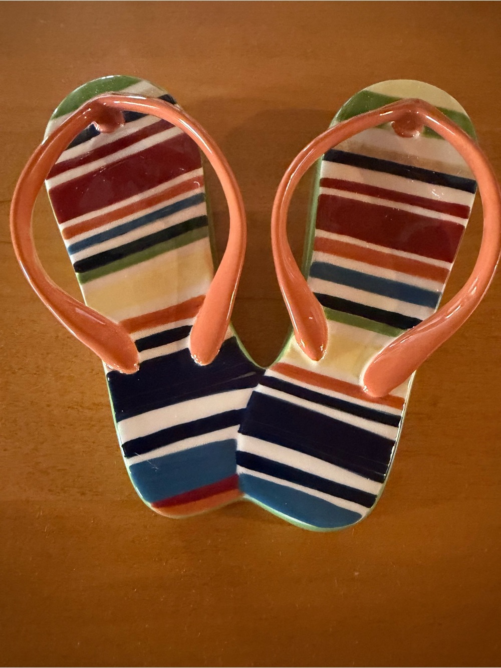 Longaberger Sunny Day Decorative Sandals - Napkin Weight